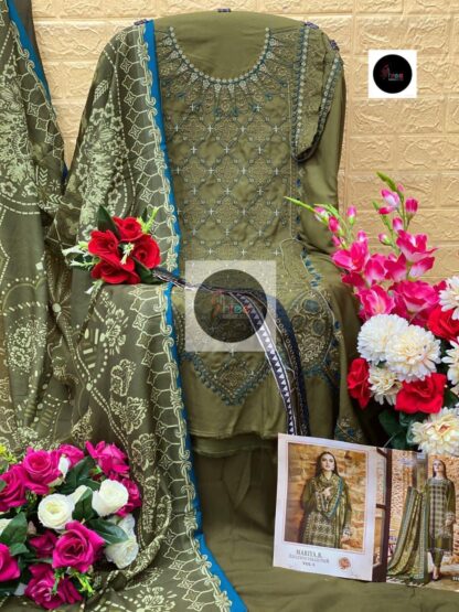 SHREE FABS MEHENDI MARIA B VOL 05 NX PAKISTANI SUITS WITH PRICE