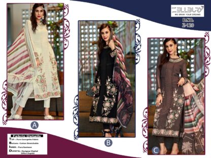 ZELLBURY Z 120 B ZED BLACK LUXURY COLLECTION PAKISTANI SUITS