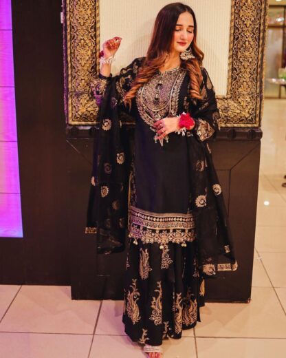 THE LIBAS COLLECTION Z 9243 EID SPECIAL TOP SHARARA AT BEST PRICE