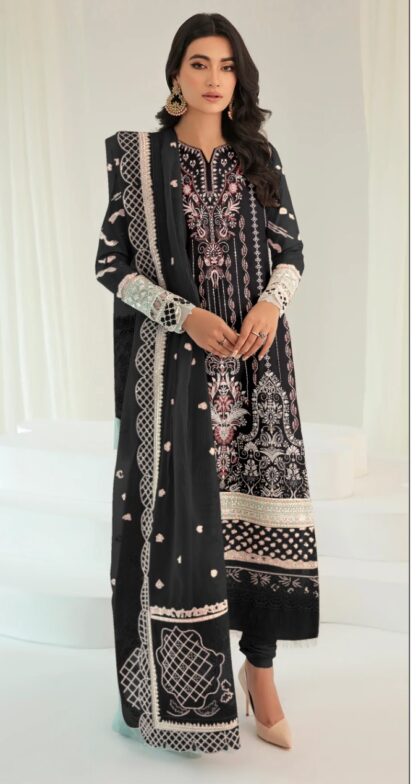 MUSHQ M 185 B PAKISTANI SUITS AT BEST PRICE