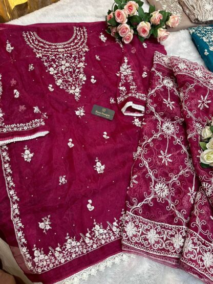 ZIAAZ DESIGNS 7773 SEMI STITCHED 191 B PAKISTANI SUITS ONLINE SHOPPING