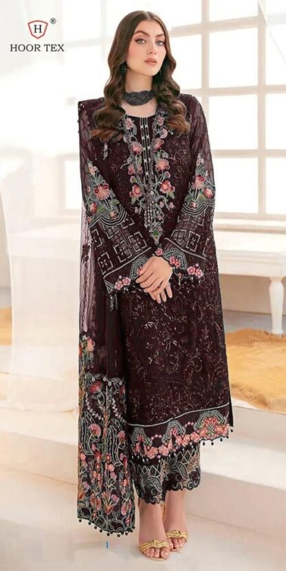 HOOR TEX H 76 G WHOLESALER OF PAKISTANI SUITS