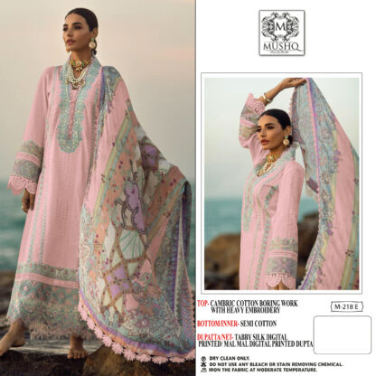 MUSHQ M 218 E PAKISTANI SUITS IN SINGLE PIECE