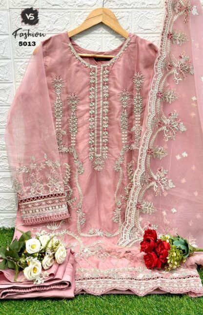 VS FASHION VS 5013 LIGHT PINK WHOLESALE PAKISTANI KURTI