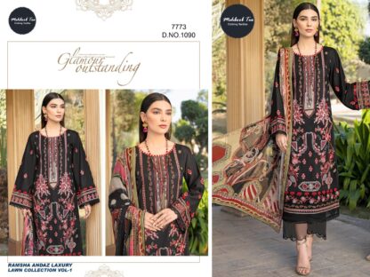 MEHBBOB TEX 1090 RAMSHA ANDAZ LAXURY LAWN PAKISTANI SUITS ONLINE