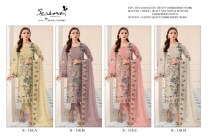 SERENE S 116 A PAKISTANI SALWAE SUITS WHOLESALE