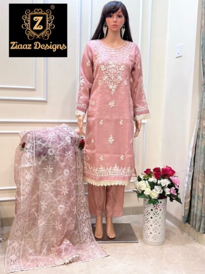 ZIAAZ DESIGNS 7773 SEMI STITCHED 191 PAKISTANI SUITS WHOLESALE