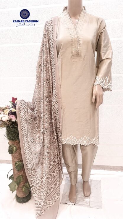 ZAINAB FASHION 1225 DUSTY SAND PAKISTANI KURTI COLLECTION ONLINE
