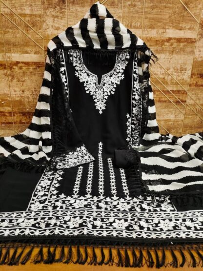 THE LIBAS COLLECTION BLACK AND WHITE SUITS ONLINE PAKISTANI AT BEST PRISE, SINGLE AT WHOLESALE PRICE, THE LIBAS COLLECTION AFGHANI SALWAR SUITS ONLINE, THE LIBAS COLLECTION BLACK AND WHITE SUITS ONLINE  Salwar Kameez, THE LIBAS COLLECTION
