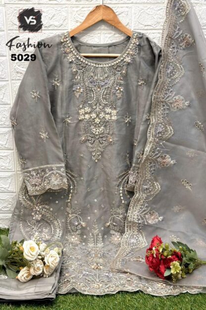 VS FASHION 5029 GREY PAKISTANI KURTI AT BEST PRICE