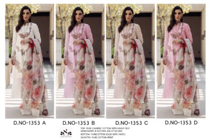 SAIRA RIZWAN 1353 A PAKISTANI SUITS WHOLESALER SURAT - Image 3