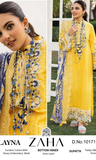 ZAHA ALAYNA 10171 PAKISTANI SUITS MANUFACTURER IN SURATZAHA ALAYNA 10171 PAKISTANI SUITS MANUFACTURER IN SURAT