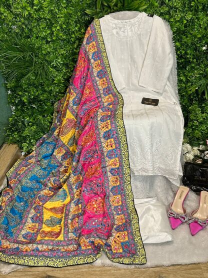 ZIAAZ DESIGNS 332 PAKISTANI SEMI STITCHED PAKISTANI SUITS SINGLE PIECE - Image 2