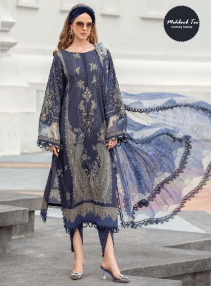 MEHBBOB TEX 1137 M PRINT SPRING SUMMER 2 VOL 08 PAKISTANI SUITS