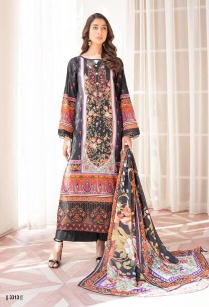 DEEPSY 3313 PURE COTTON DESIGNER PAKISTANI SUITS WITH PRICE