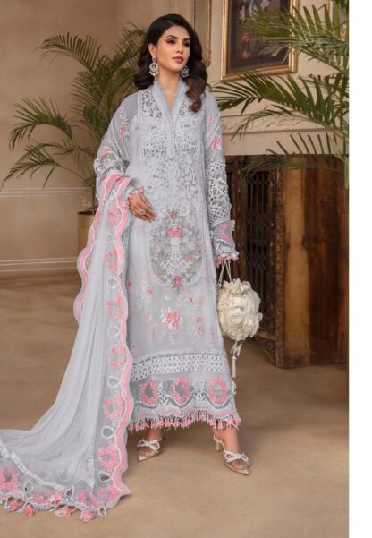 SANIYA TRENDZ H 7001 B MARIA B LATEST DESIGNER PAKISTANI SUITS ONLINE