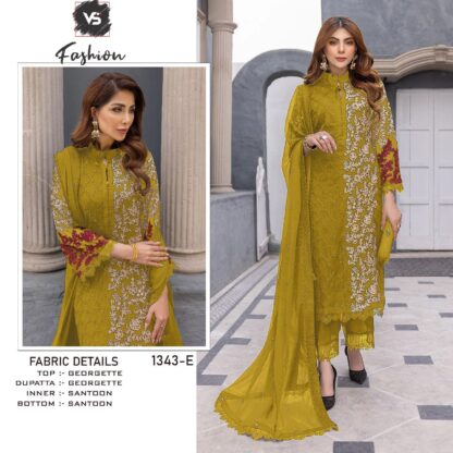 VS FASHION VS 1343 E WHOLESALE PAKISTANI SUITS ONLINE