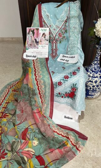 THE LIBAS COLLECTION HOUSE OF LAWN FIRDOUS EMBROIDERY COLLECTION SUITSTHE LIBAS COLLECTION HOUSE OF LAWN FIRDOUS EMBROIDERY COLLECTION