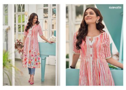 ZAVERI Z 1153 QUEEN READYMADE LATEST DESIGNER KURTI ONLINE