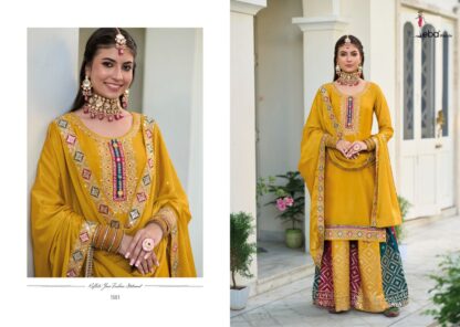 EBA LIFESTYLE 1581 SAFROON VOL 2 SALWAR SUITS IN SINGLE PIECE - Image 4