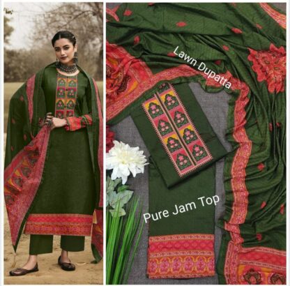 HOUSE OF LAWN KASHMIR EMBROIDERY KARACHI PAKISTANI SUITS ONLINE