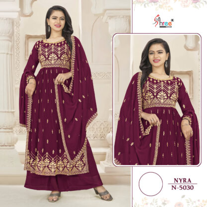 SHREE FABS NYRA N 5030 DESIGNER PAKISTANI SUITS WITH PRICE - Image 2