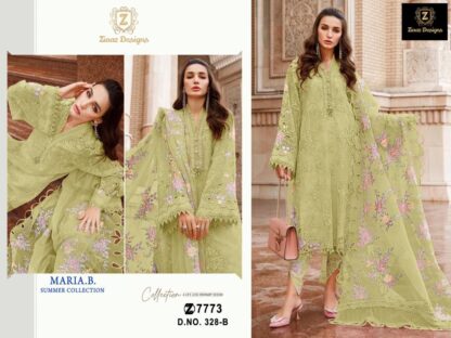 ZIAAZ DESIGNS 328 B MARIA B SUMMER COLLRCTION PAKISTANI SUITS ONLINE