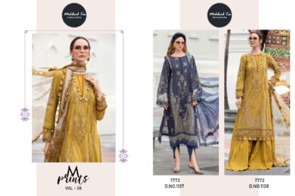 MEHBBOB TEX 1137 M PRINT SPRING SUMMER 2 VOL 08 PAKISTANI SUITS