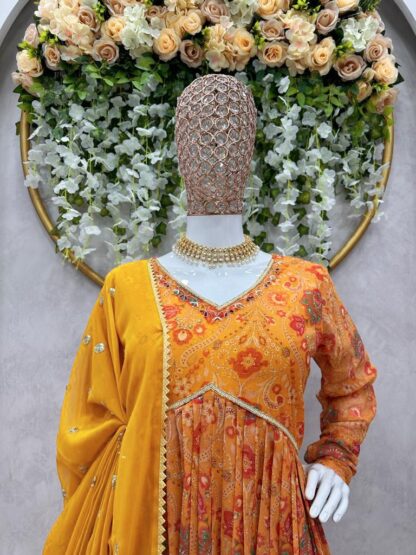 THE LIBAS COLLECTION 5575 YELLOW PAKISTANI SUITS ONLINE