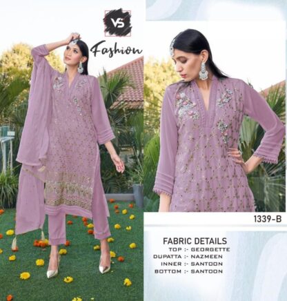 VS FASHION VS 1339 B PAKISTANI SUITS ONLINE WHOLESALER