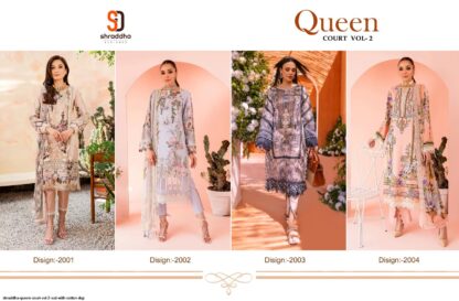 SHRADDHA 2004 QUEEN COURT VOL 2 PAKISTANI SUITS AT BEST PRICE