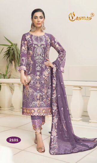 COSMOS 2101 PAKISTANI SUITS IN SINGLE PIECE