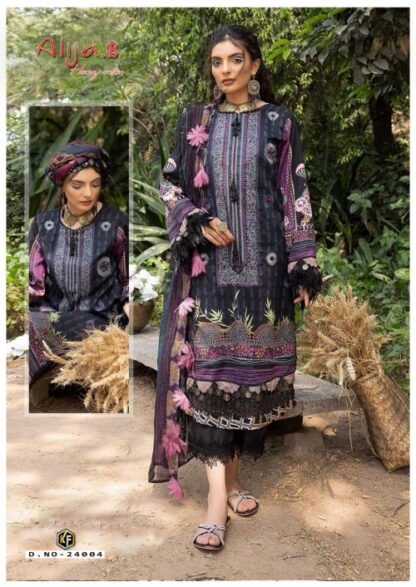 KEVAL FAB 24004 ALIJA. B VOL 24 PAKISTANI SALWAR SUITS ONLINE