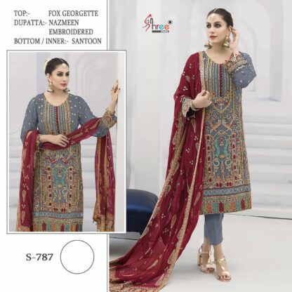 SHREE FABS S 787 PAKISTANI SUITS FOR WOMEN ONLINE - Image 2