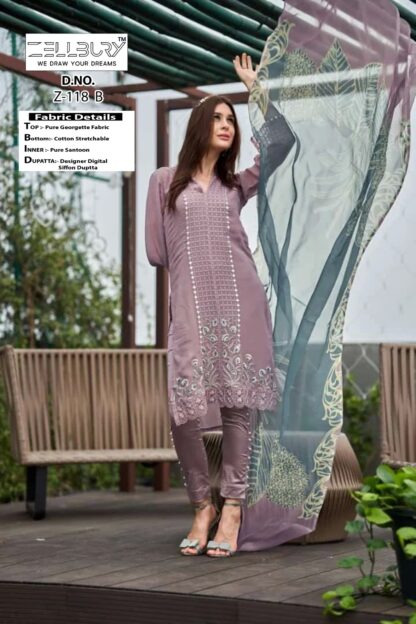 ZELLBURY Z 118 B PAKISTANI KURTI AT BEST PRICE