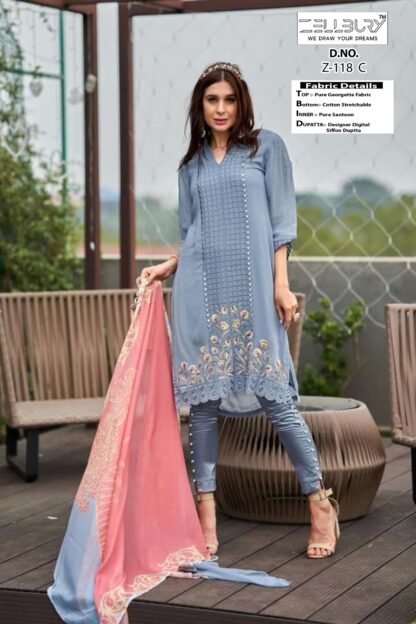 ZELLBURY Z 118 C NEW PAKISTANI KURTI SUPERHIT DESIGN