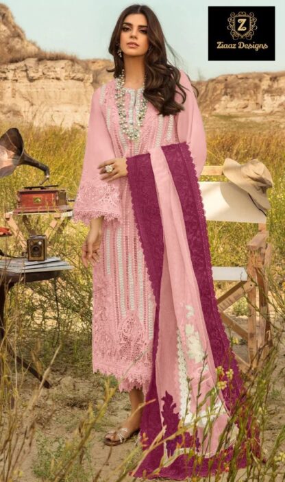 ZIAAZ DESIGNS 320 E SEMI STITCHED PAKISTANI SUITS DESIGN 2023