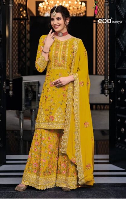 EBA LIFESTYLE SHAGUN 1447 F PLAZO SUITS ONLINE SUPPLIER