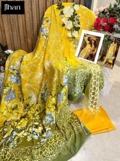 JIHAN 3262 YELLOW PAKISTANI SUITS DESIGN 2023