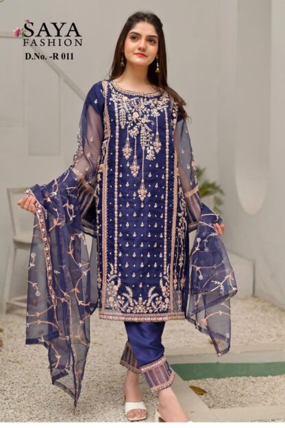 SAYA FASHION R 011 STITCHED COLLECTION PAKISTANI SUITS ONLINE