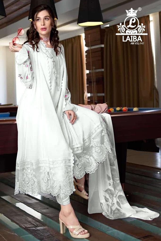 White Cotton Kurta for Ladies Embroidered Neckline Pakistan – ZARSAH
