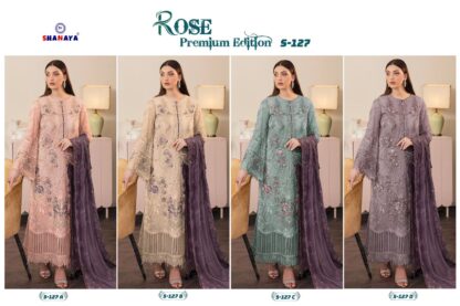 SHANAYA ROSE PREMIUM EDITION S 127 A PAKISTANI SUITS AT BEST PRICE