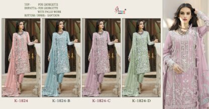 SHREE FABS K 1824 PAKISTANI SALWAR KAMEEZ WITH PRICE