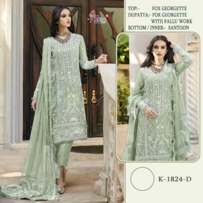 SHREE FABS K 1824 D PAKISTANI SUITS ONLINE SHOPPING