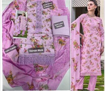 JIHAN 1001 TO 1006 EMIRATE OF JEDDAH LAWN PAKISTANI SUITS ONLINE