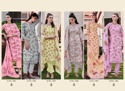 JIHAN 1001 TO 1006 EMIRATE OF JEDDAH LAWN PAKISTANI SUITS ONLINE