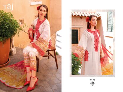 TAJ CREATION 143 MARIAB MPRINT SUPERHIT 2 PAKISTANI SUITS ONLINE SHOPPING - Image 2