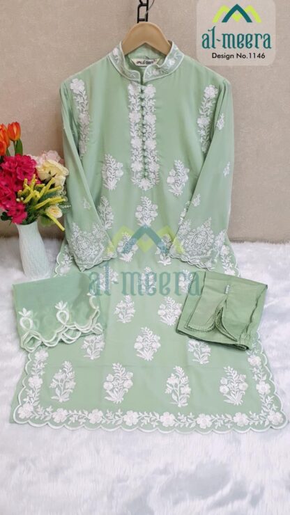 AL MEERA 1146 PISTA READYMADE WHOLESALE KURTI WITH PRICE