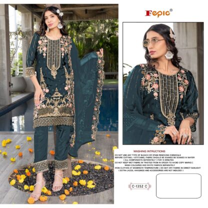 FEPIC ROSEMEEN C 1352 C DESIGNER PAKISTANI SUITS WITH PRICE