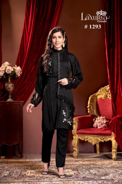 LAXURIA TRENDZ 1293 READYMADE SINGLE PAKISTANI KURTI ONLINE